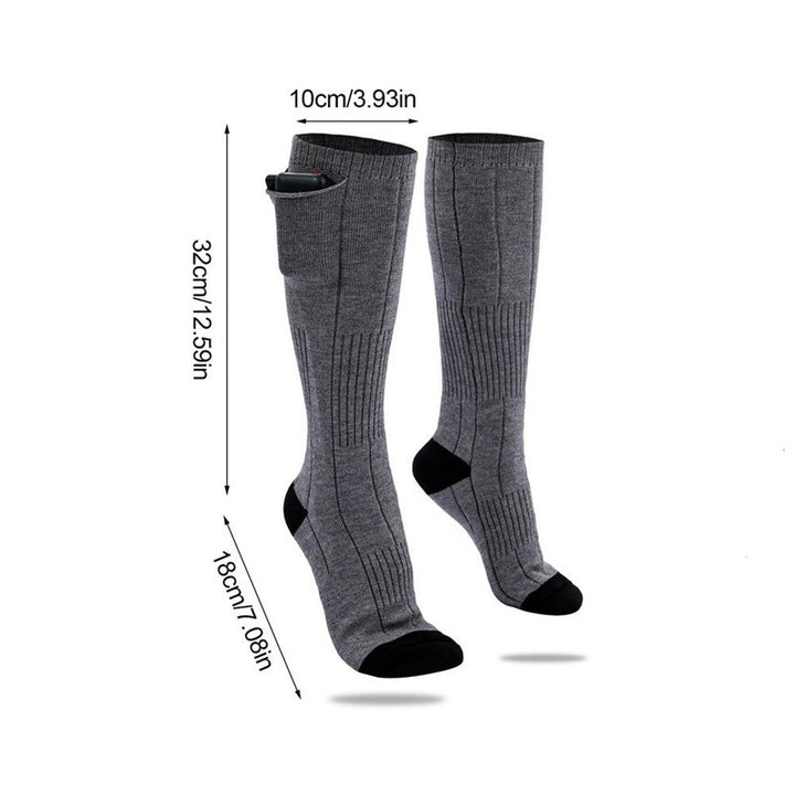 Heating Socks Men And Women Stretch Cord Electric Heating Socks