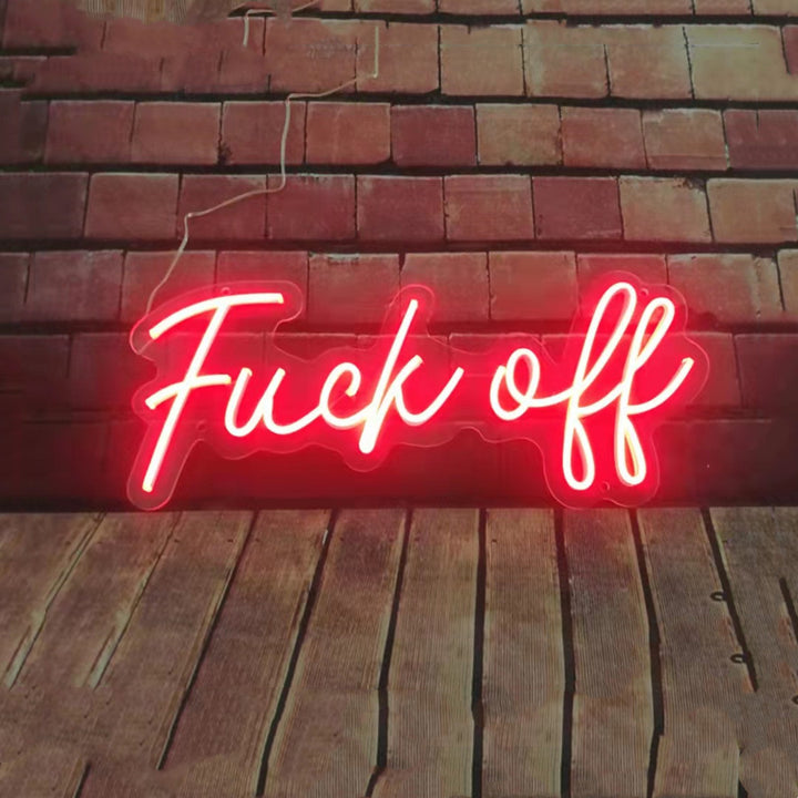 LED English Letters " Fuck Off "