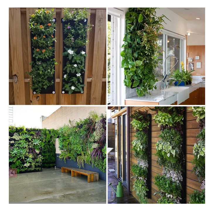 Vertical Hanging Garden Flower Pots